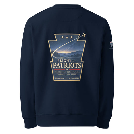 9/11-Flight 93 Patriots Unisex organic sweatshirt | Americish