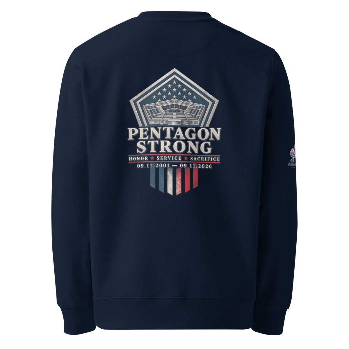 9/11-Pentagon Strong Unisex Organic Lightweight Sweatshirt | Americish