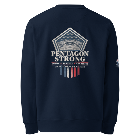 9/11-Pentagon Strong Unisex Organic Lightweight Sweatshirt | Americish