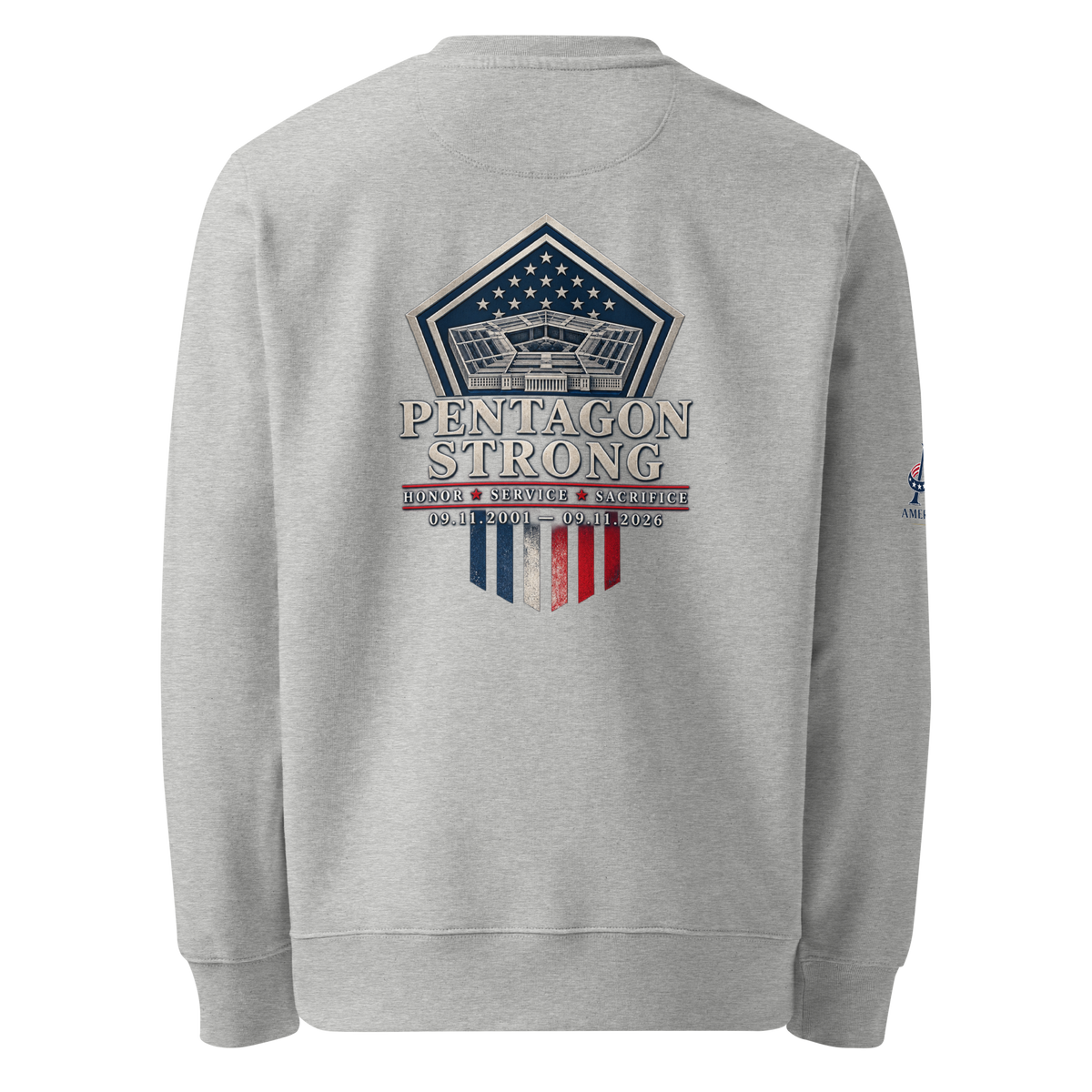 9/11-Pentagon Strong Unisex Organic Lightweight Sweatshirt | Americish