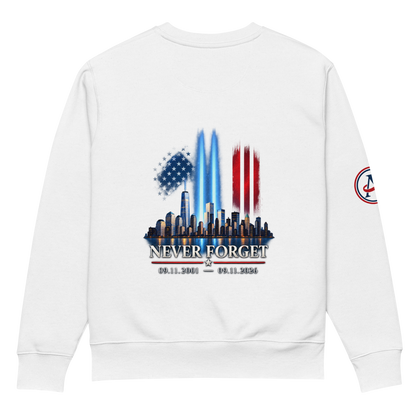 9/11 Never Forget Unisex organic sweatshirt | Americish