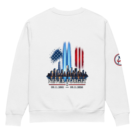 9/11 Never Forget Unisex organic sweatshirt | Americish