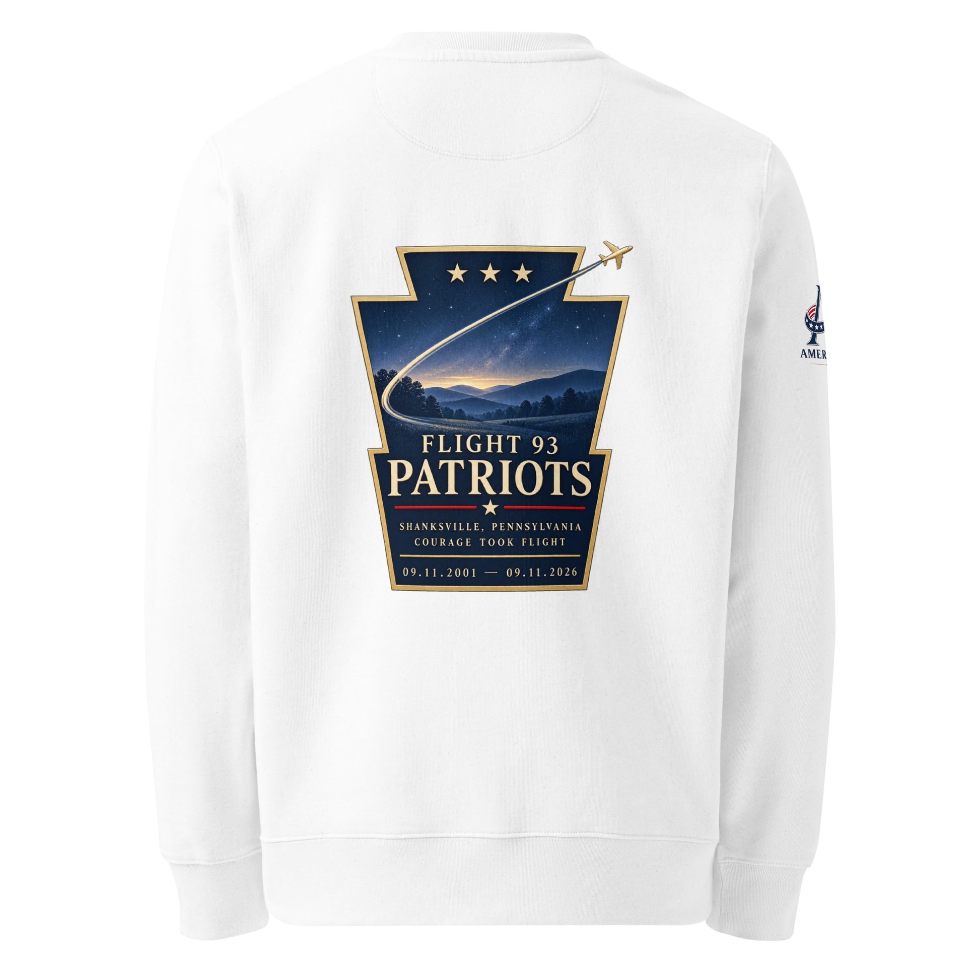 9/11-Flight 93 Patriots Unisex organic sweatshirt | Americish