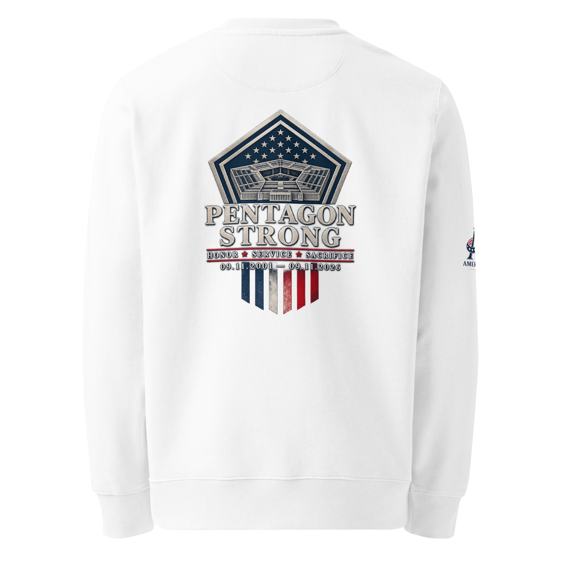 9/11-Pentagon Strong Unisex Organic Lightweight Sweatshirt | Americish