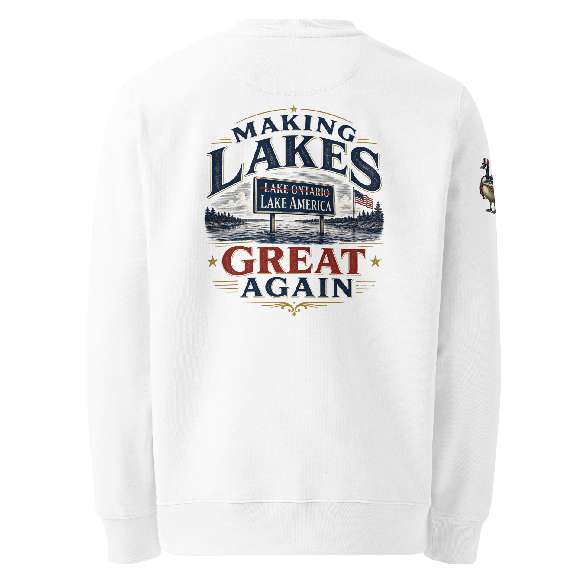 Americish Making Lakes Great Again Unisex Organic Sweatshirt | Americish
