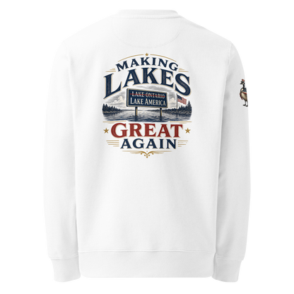 Americish Making Lakes Great Again Unisex Organic Sweatshirt | Americish