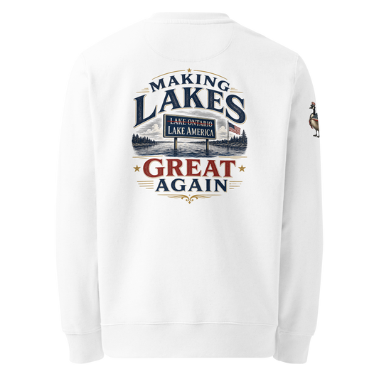 Americish Making Lakes Great Again Unisex Organic Sweatshirt | Americish