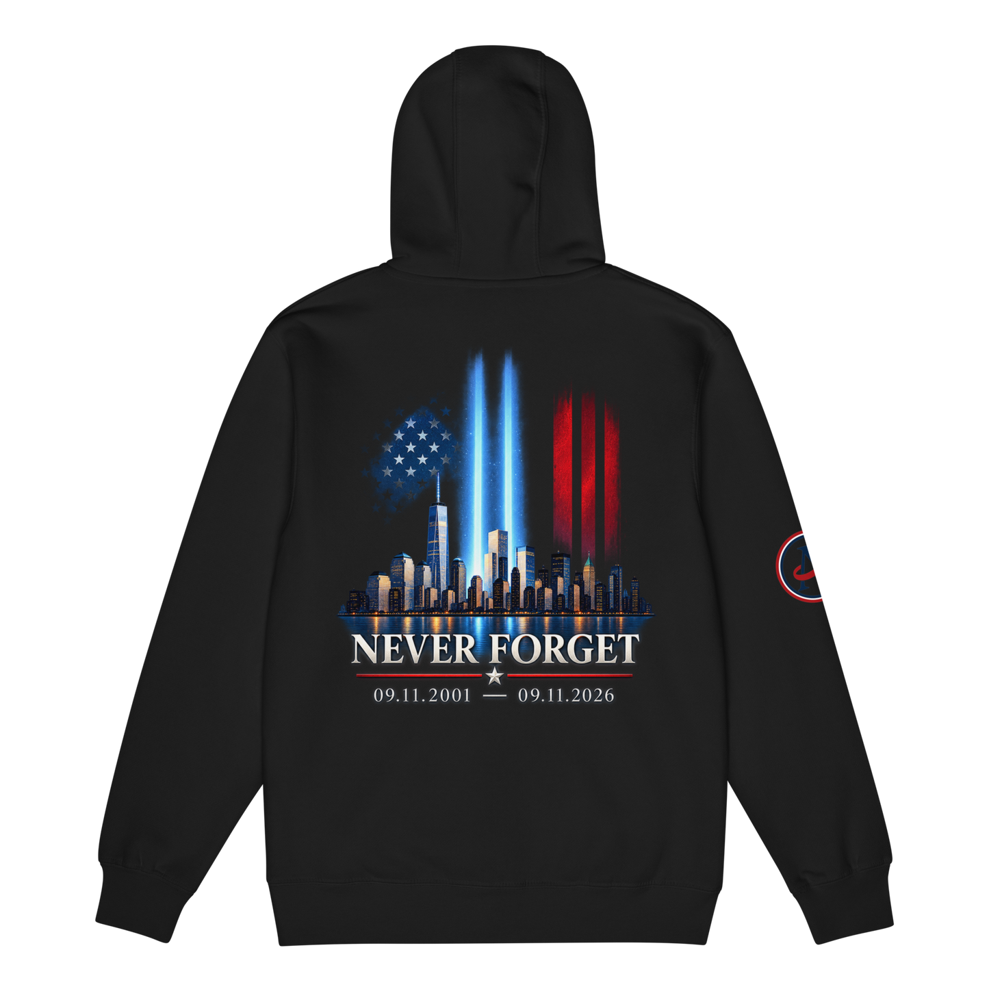 9/11 Never Forget Premium full zip hoodie | Americish