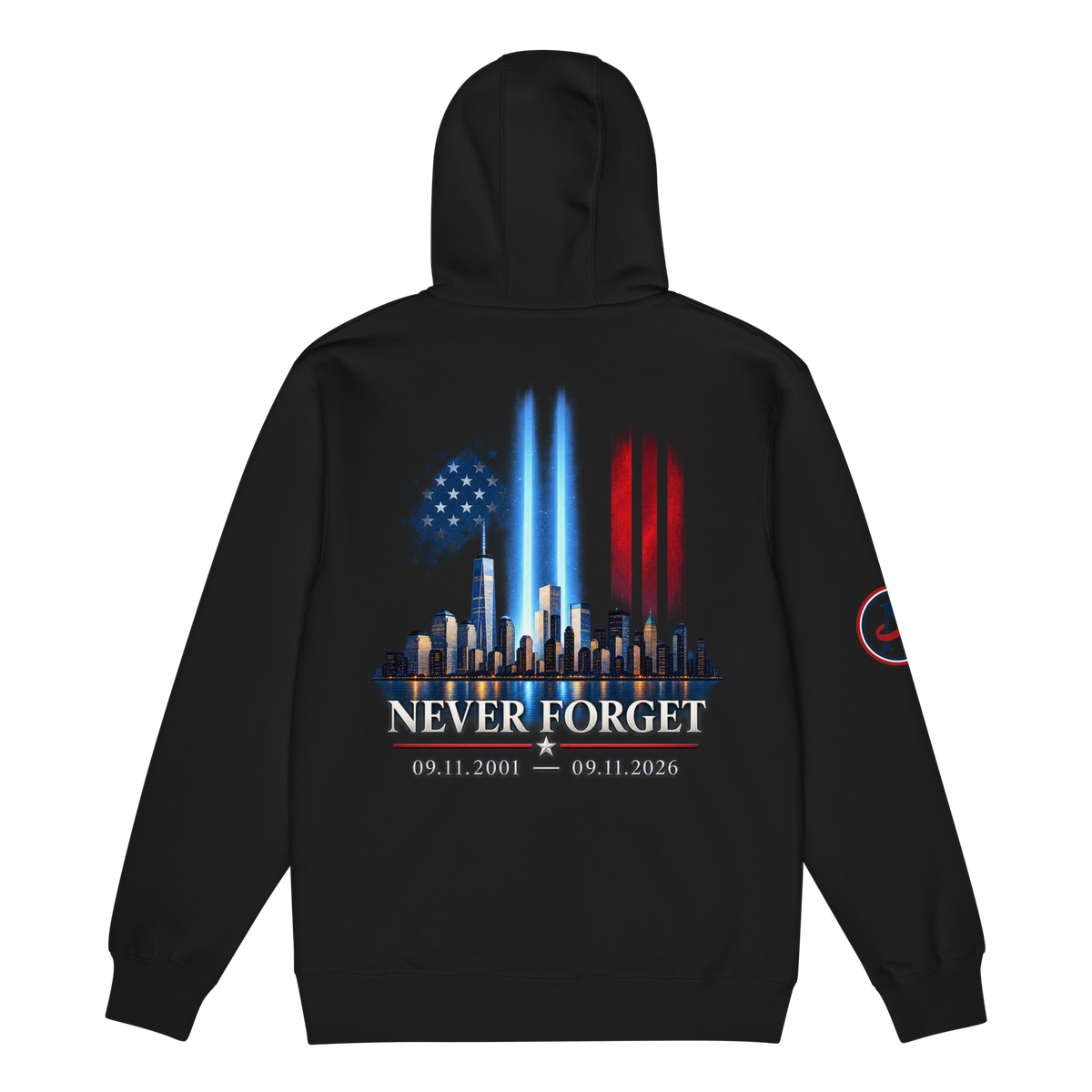 9/11 Never Forget Premium full zip hoodie | Americish