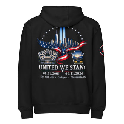 9/11 United We Stand Premium full zip hoodie | Americish