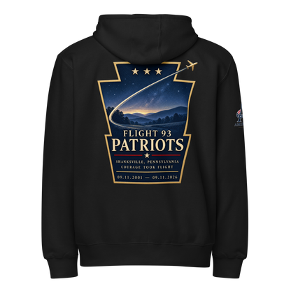 9/11-Flight 93 Patriots Premium full zip hoodie | Americish