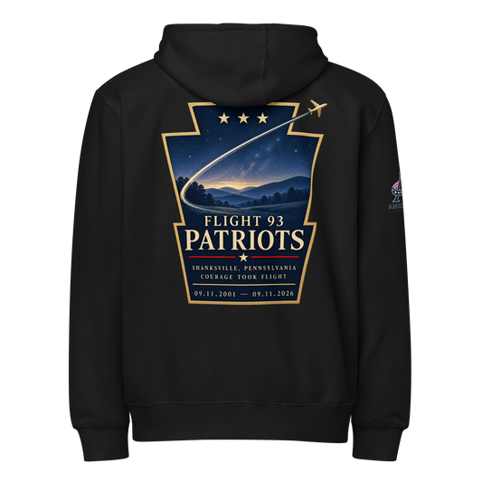 9/11-Flight 93 Patriots Premium full zip hoodie | Americish