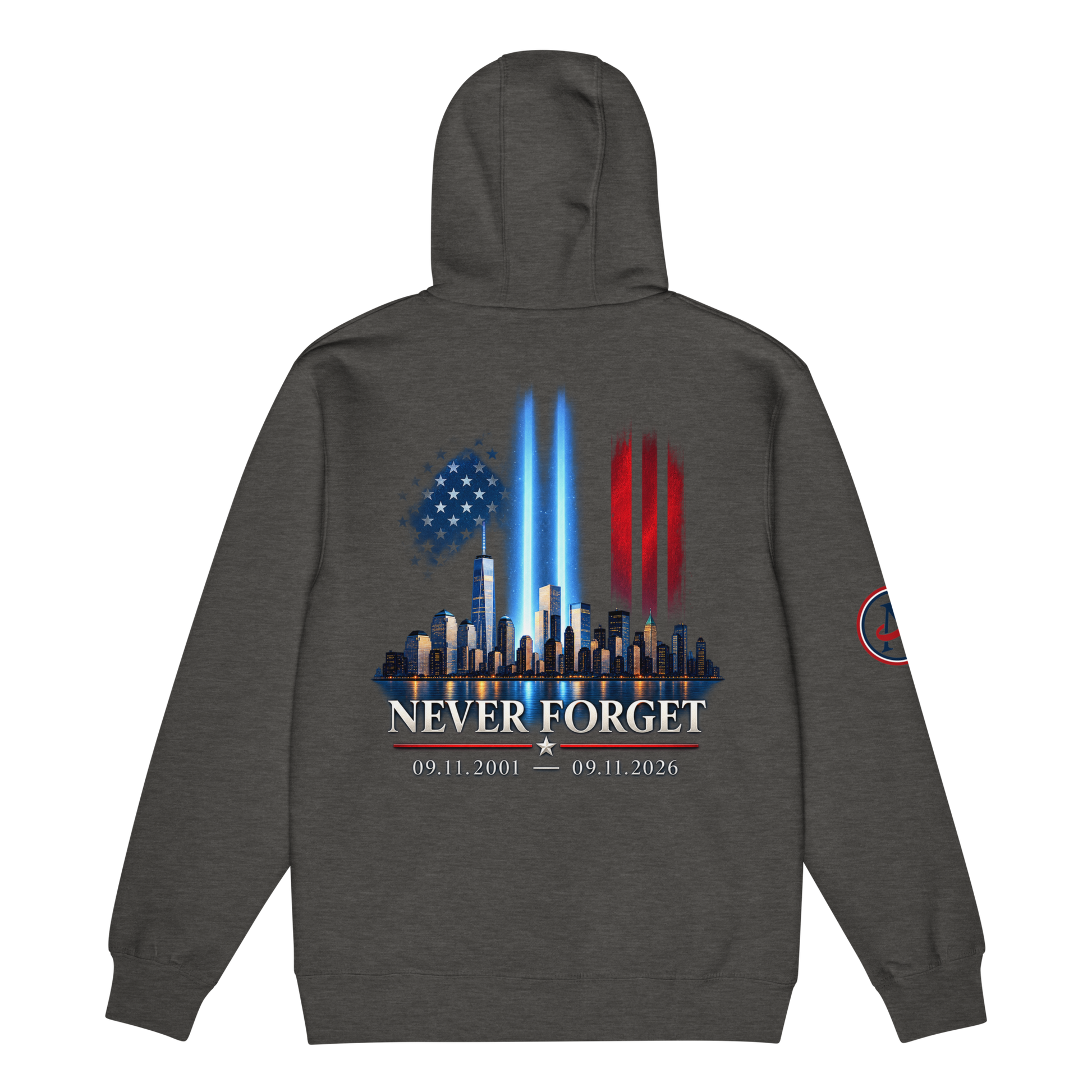 9/11 Never Forget Premium full zip hoodie | Americish