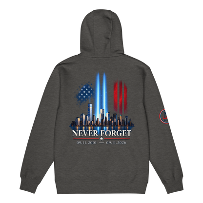 9/11 Never Forget Premium full zip hoodie | Americish