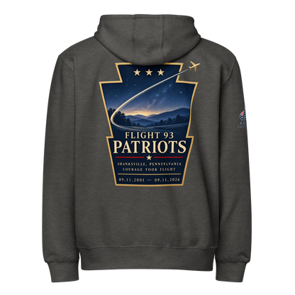 9/11-Flight 93 Patriots Premium full zip hoodie | Americish
