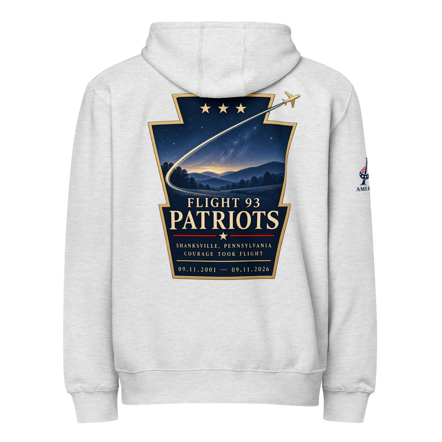 9/11-Flight 93 Patriots Premium full zip hoodie | Americish