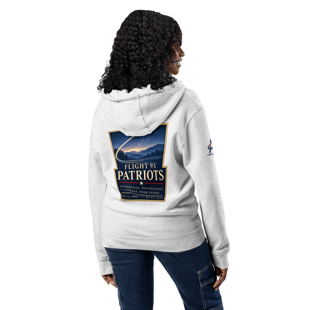 9/11-Flight 93 Patriots Premium full zip hoodie | Americish