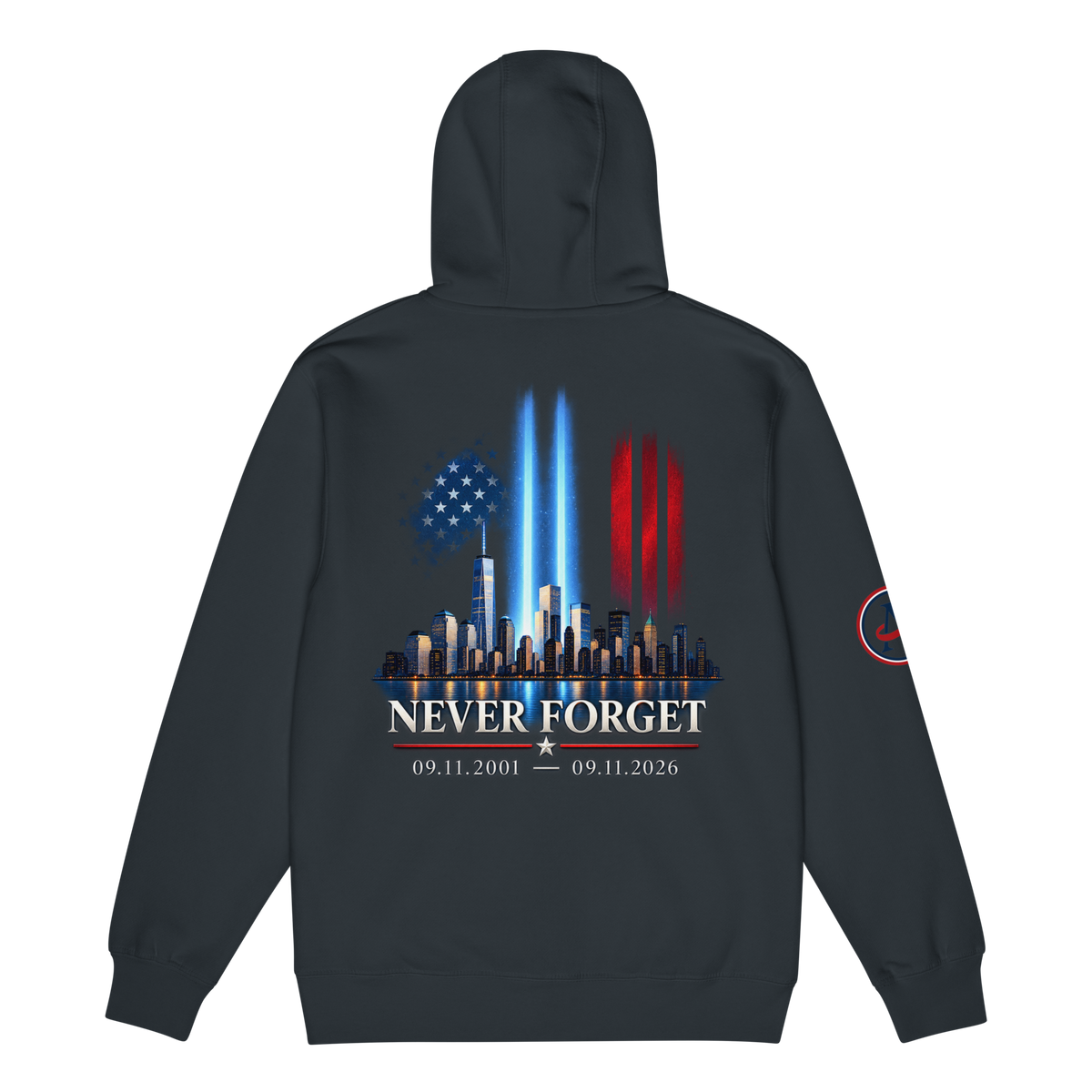 9/11 Never Forget Premium full zip hoodie | Americish