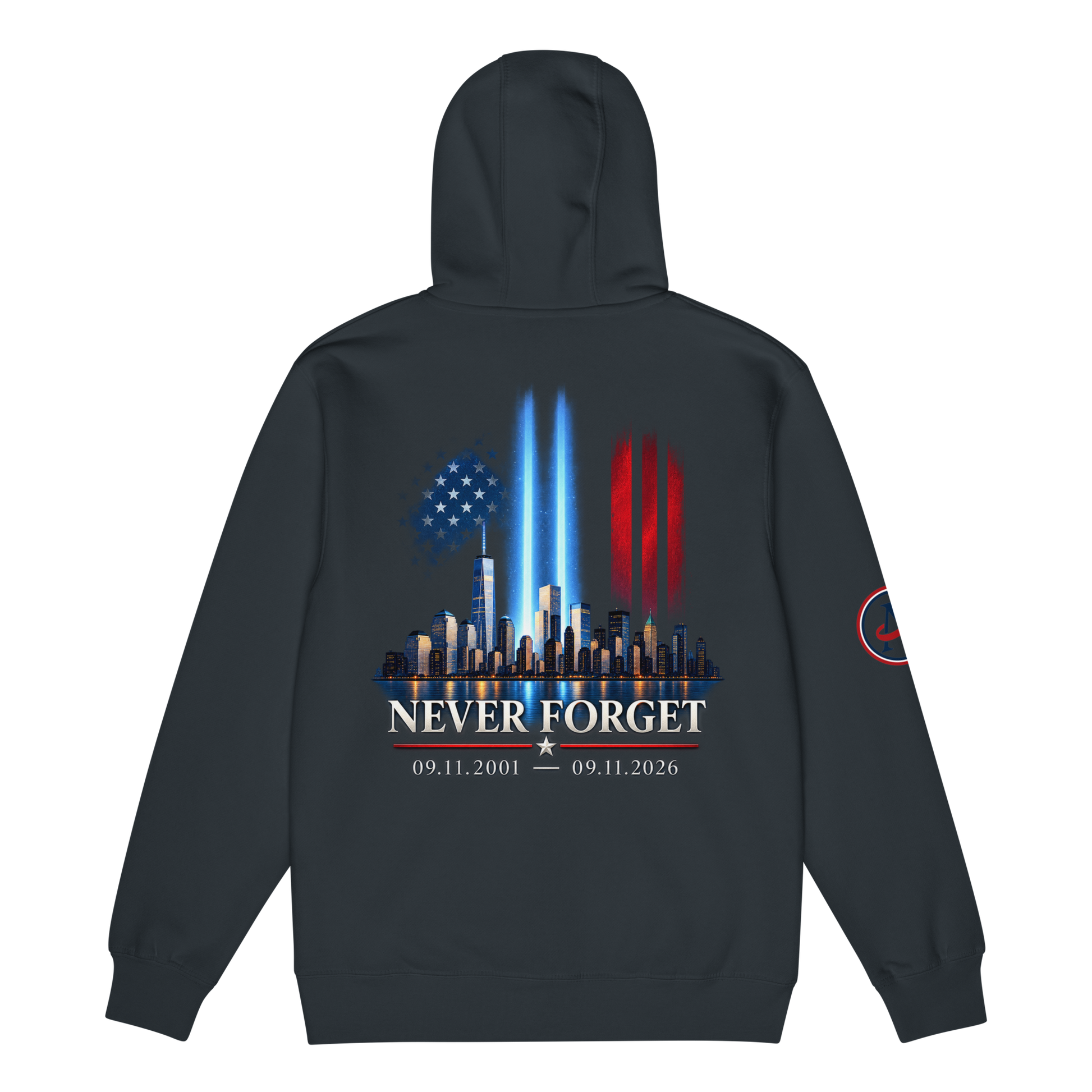 9/11 Never Forget Premium full zip hoodie | Americish