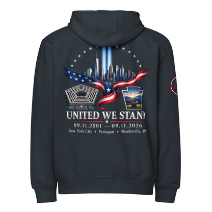 9/11 United We Stand Premium full zip hoodie | Americish