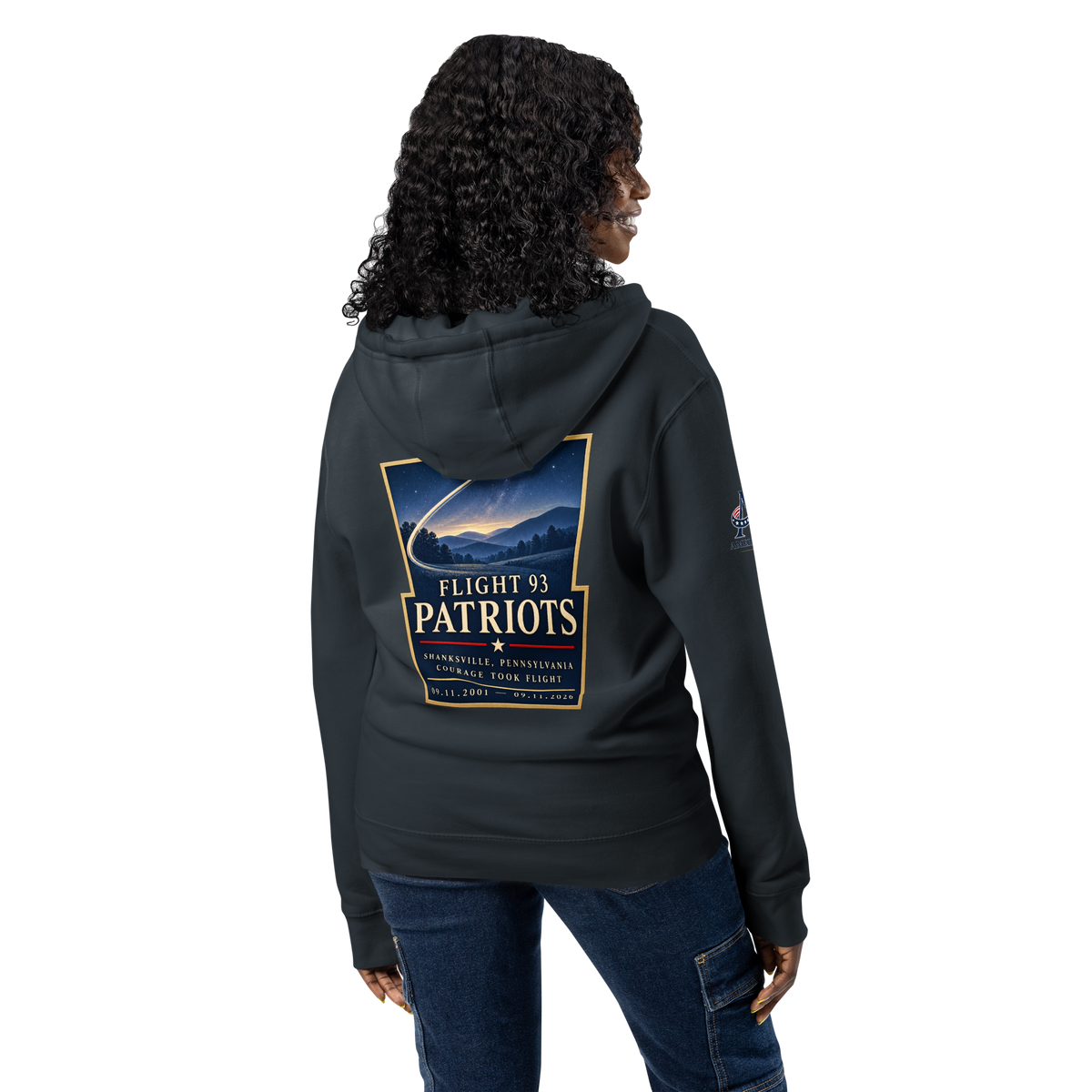 9/11-Flight 93 Patriots Premium full zip hoodie | Americish