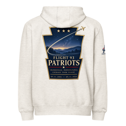 9/11-Flight 93 Patriots Premium full zip hoodie | Americish