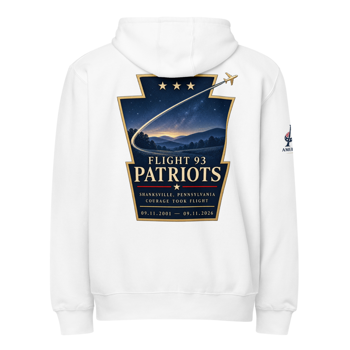 9/11-Flight 93 Patriots Premium full zip hoodie | Americish