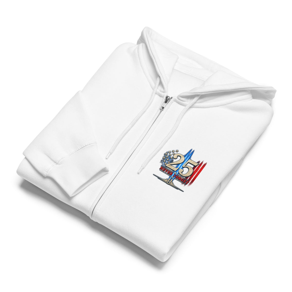 9/11-25th We Remember We Honor Premium Full Zip Hoodie | Americish