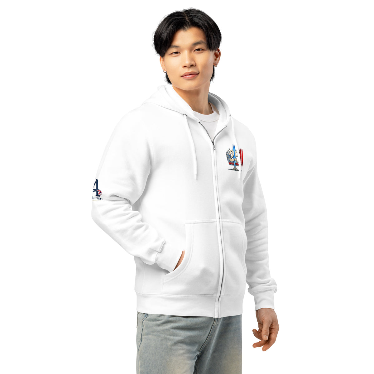 9/11-25th We Remember We Honor Premium Full Zip Hoodie | Americish