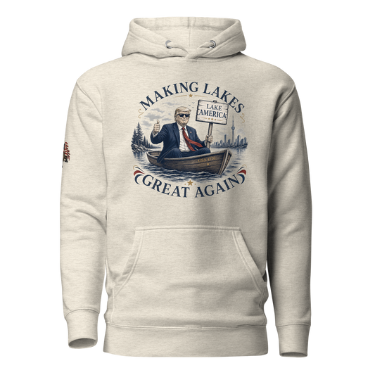 Making Lakes Great Again Trump Boat Unisex Hoodie | Americish