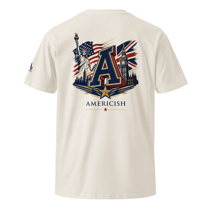 Brit by Birth American by Choice Unisex Premium T-Shirt | Americish