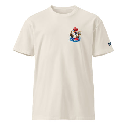 Trump On Jetski Lake America Unisex T-Shirt Premium | Americish