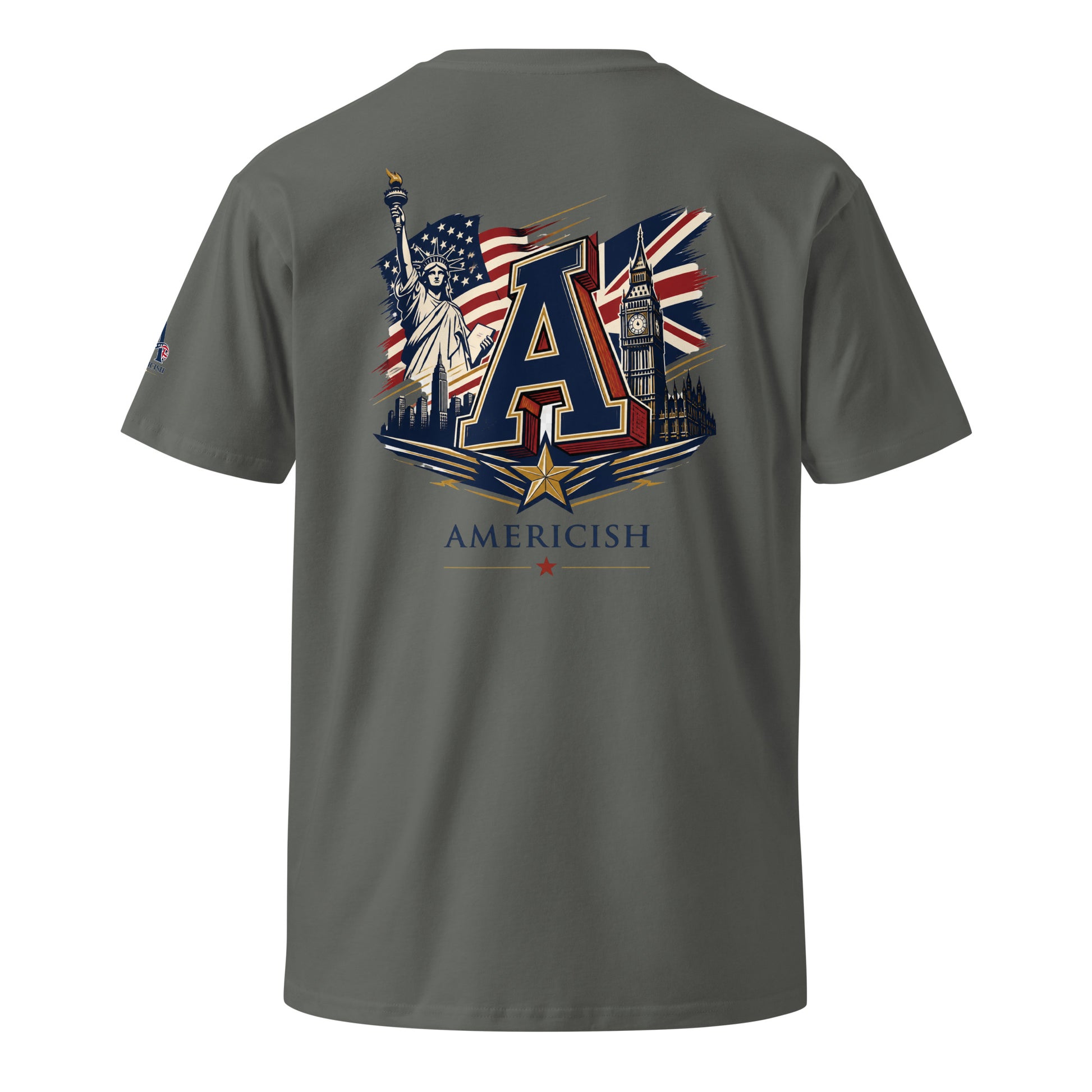 Brit by Birth American by Choice Unisex Premium T-Shirt | Americish
