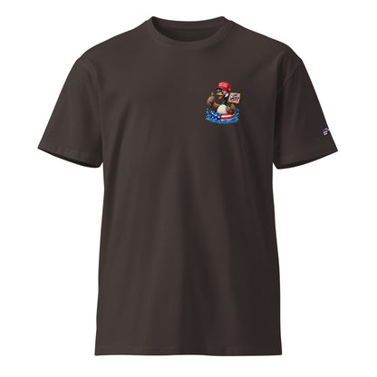 Trump On Jetski Lake America Unisex T-Shirt Premium | Americish