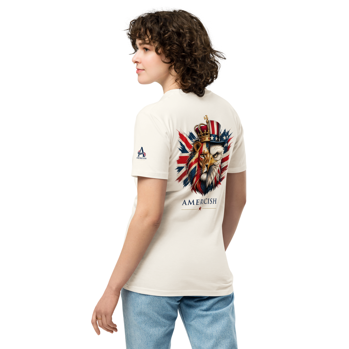 British By Birth American byChoice Unisex T-shirt Premium | Americish