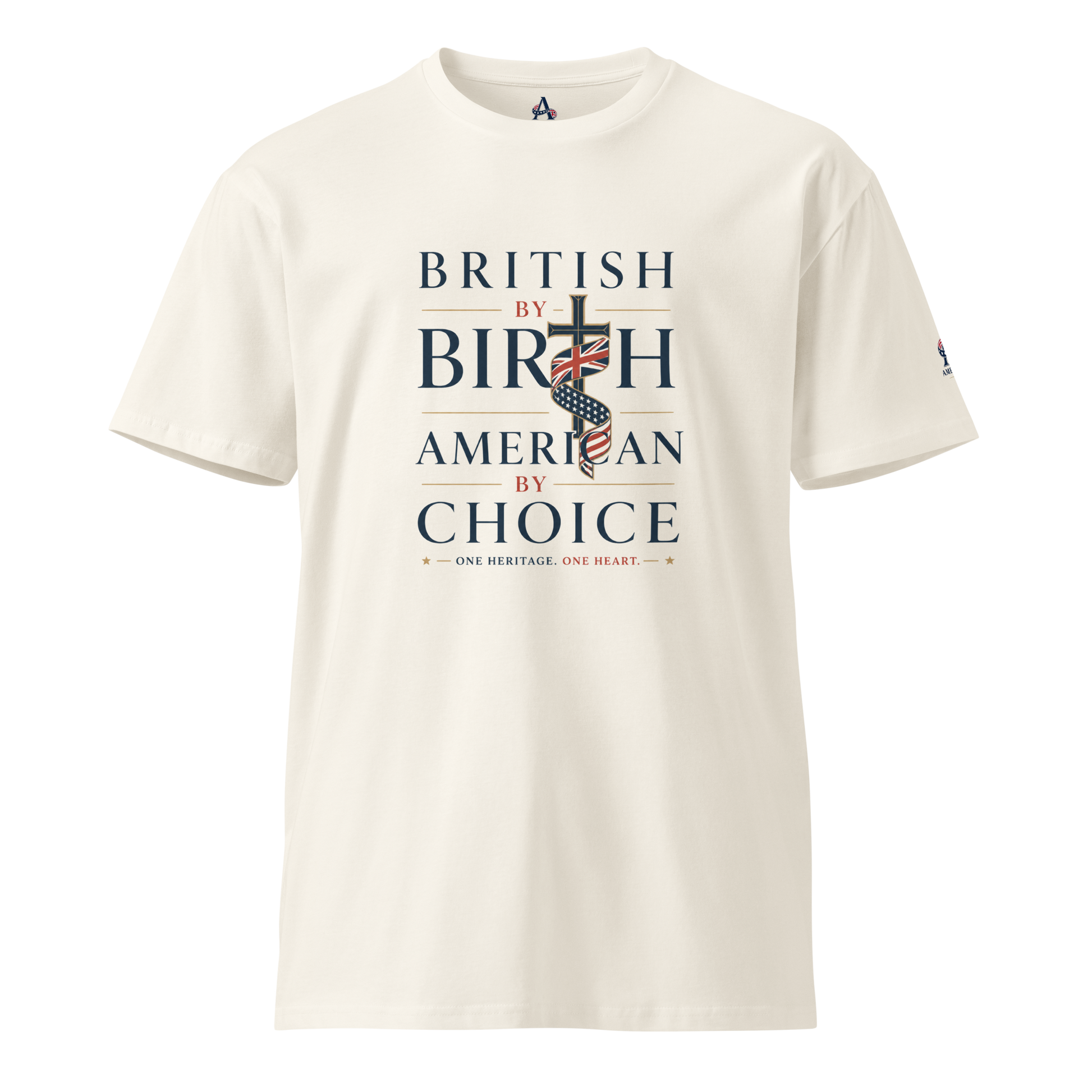 British By Birth American byChoice Unisex T-shirt Premium | Americish
