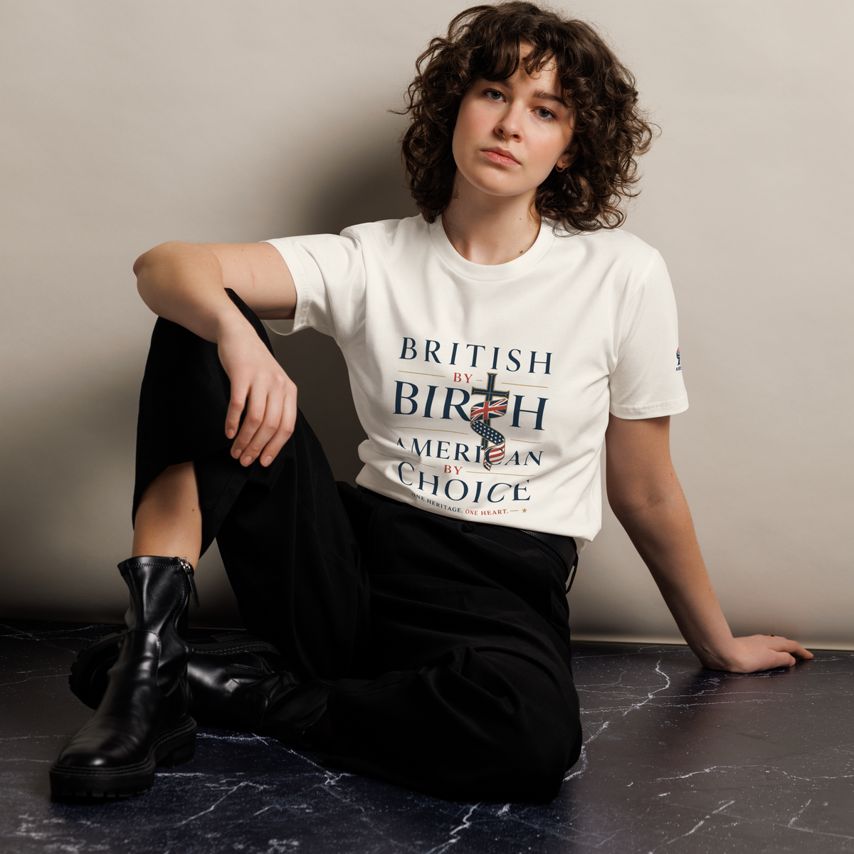British By Birth American byChoice Unisex T-shirt Premium | Americish