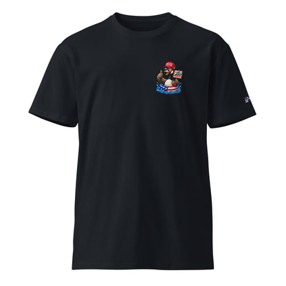 Trump On Jetski Lake America Unisex T-Shirt Premium | Americish