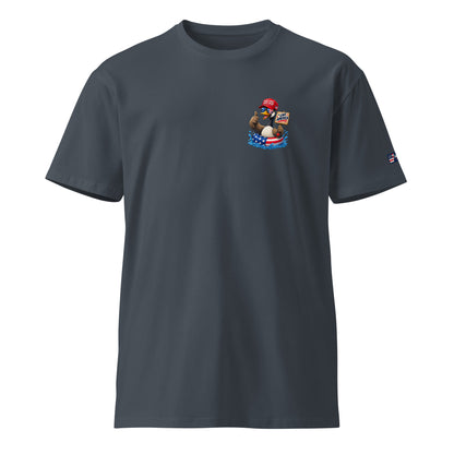 Trump On Jetski Lake America Unisex T-Shirt Premium | Americish
