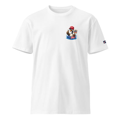 Trump On Jetski Lake America Unisex T-Shirt Premium | Americish