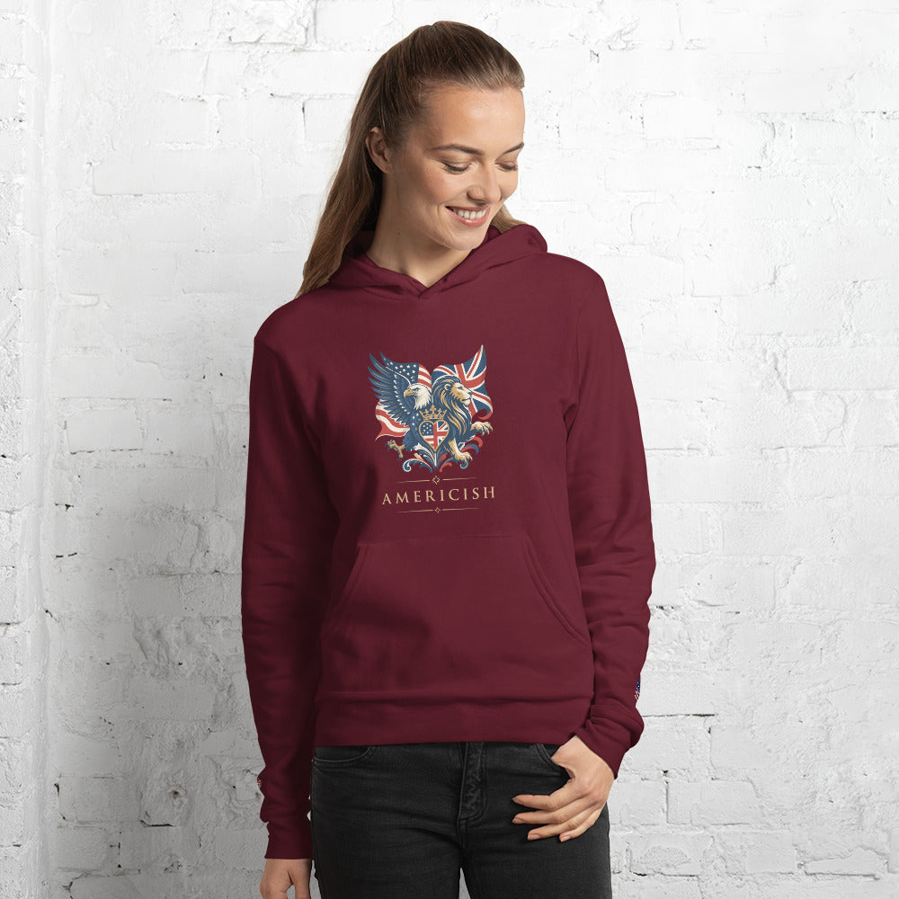 Americish Eagle & Lion Unisex hoodie | Americish