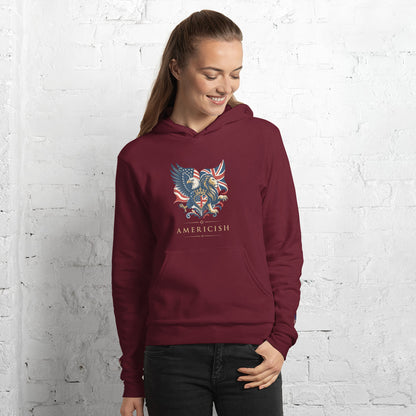 Americish Eagle & Lion Unisex hoodie | Americish