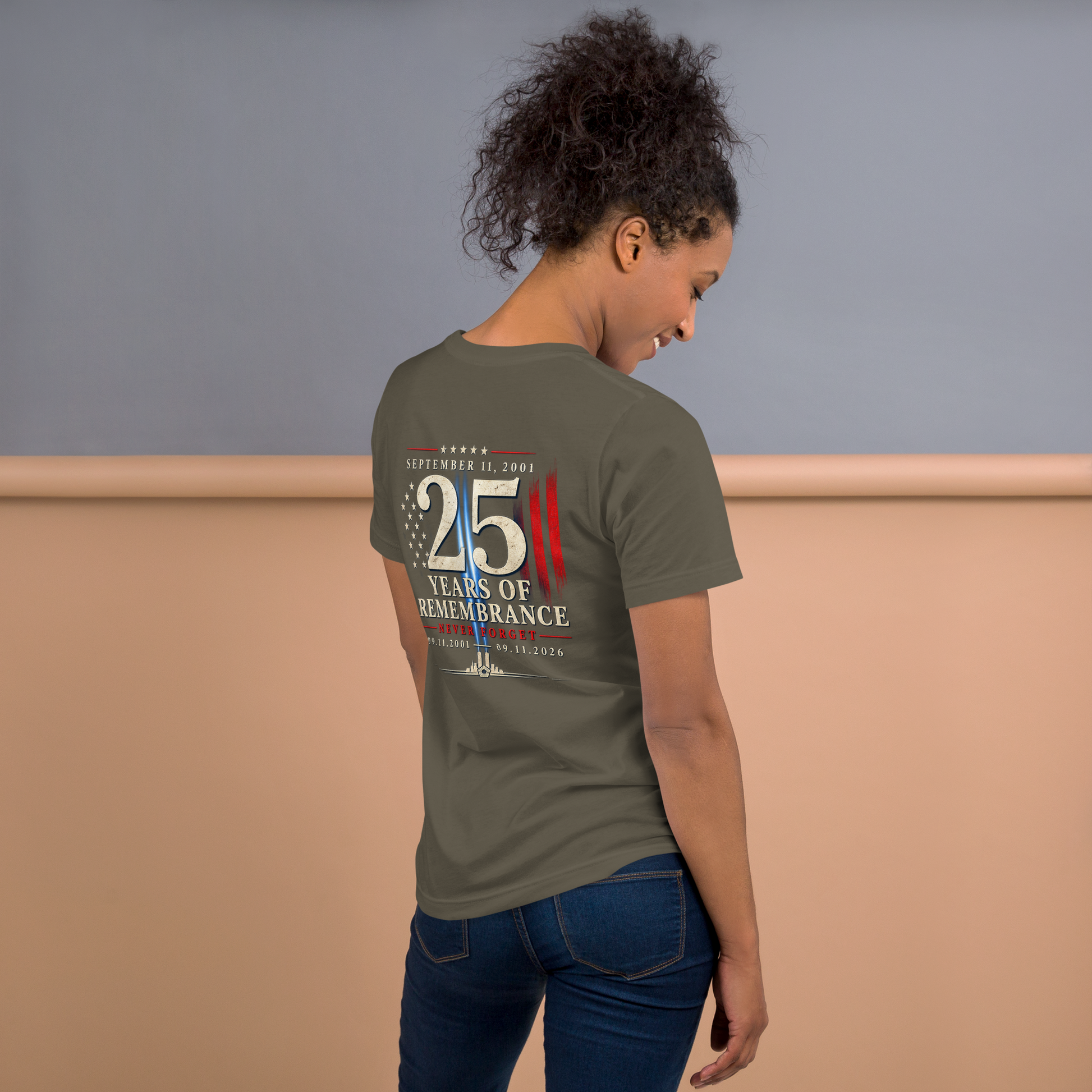 9/11-25 Yrs of Remembrance Unisex t-shirt | Americish