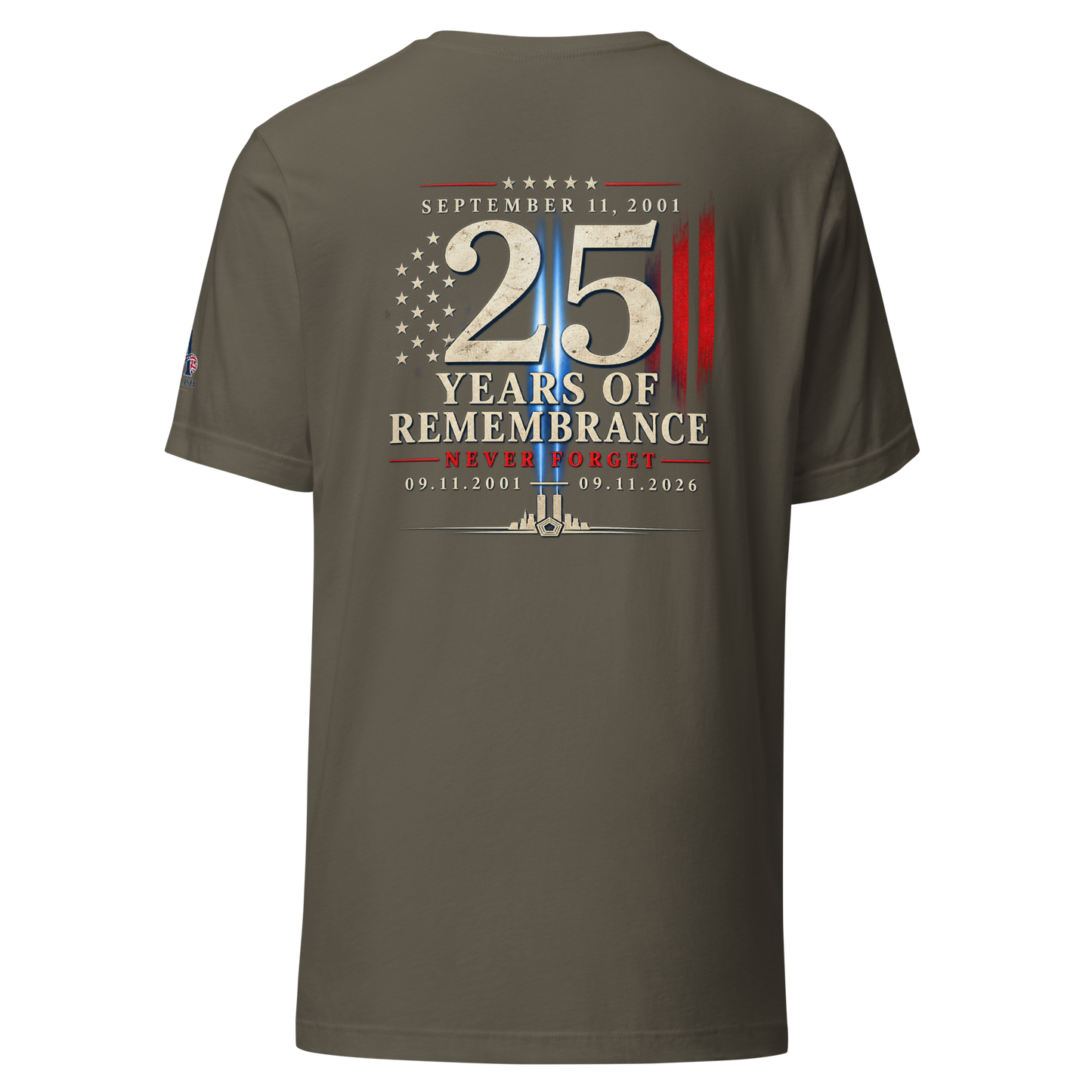 9/11-25 Yrs of Remembrance Unisex t-shirt | Americish