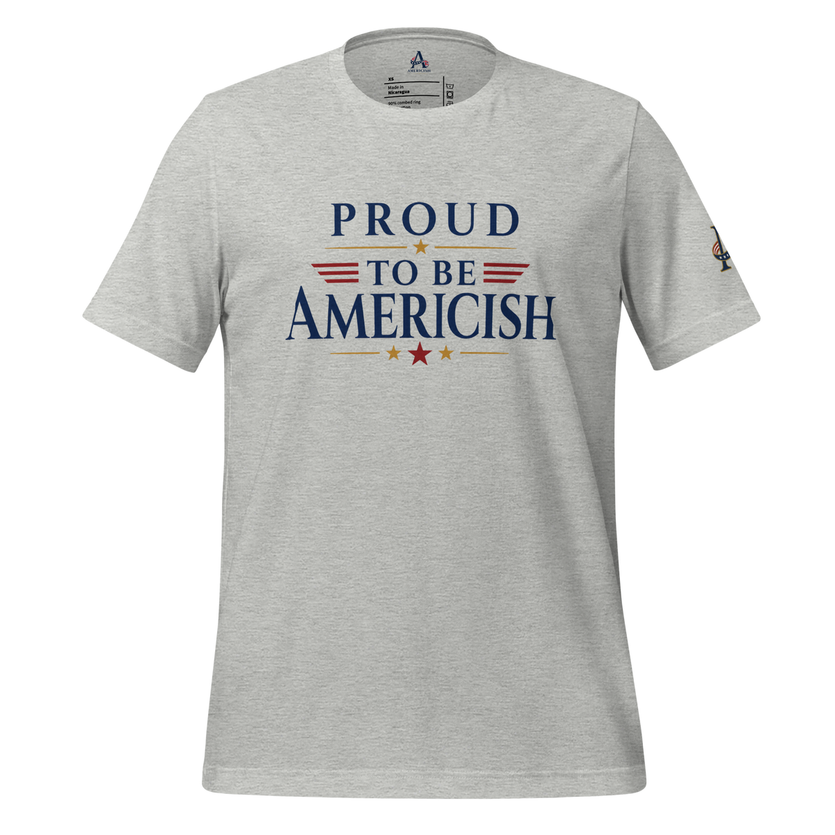 Proud-Americish & Collage Unisex T-shirt | Americish