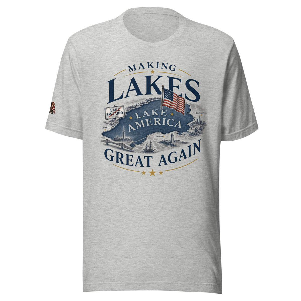 Making Lakes Great Again Map Unisex T-Shirt | Americish