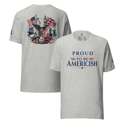 Proud-Americish & Collage Unisex T-shirt | Americish