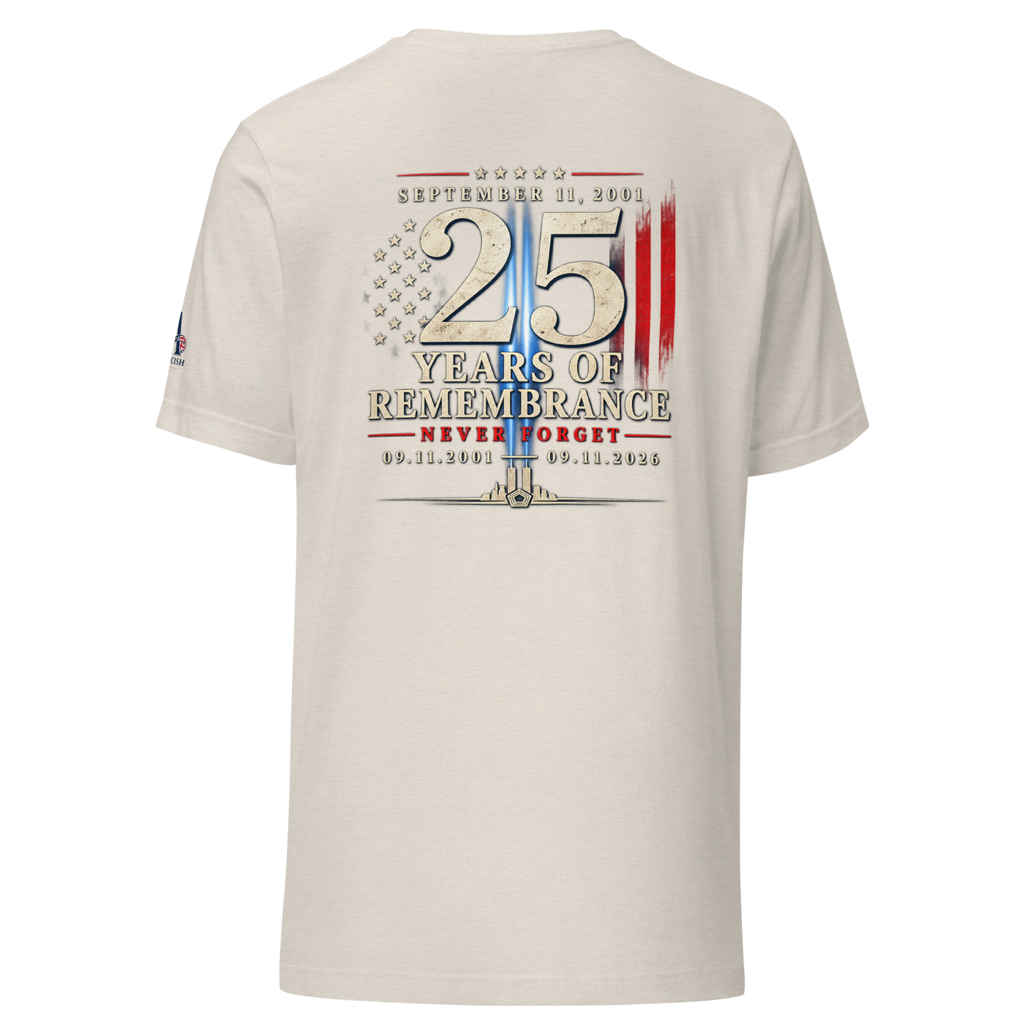 9/11-25 Yrs of Remembrance Unisex t-shirt | Americish