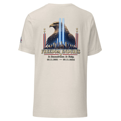 9/11 Freedom Endure Unisex t-shirt | Americish