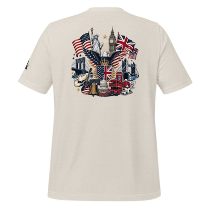 Proud-Americish & Collage Unisex T-shirt | Americish